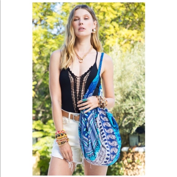 NWT๐HP๐Macchia di Ruggine Bohemian Bag โDance the Night Awayโ - Picture 2 of 6